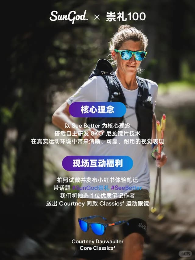中国・崇礼100での SunGod ランナー施策